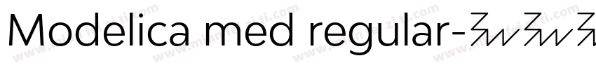 Modelica med regular字体转换